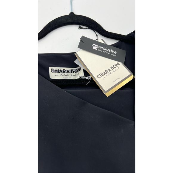 Chiara Boni La Petite Robe Cibeless Embellished Asymmetric-Neckline Gown - Picture 9 of 11